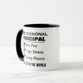 Principal Funny Custom Tasse (Vorderseite Links)