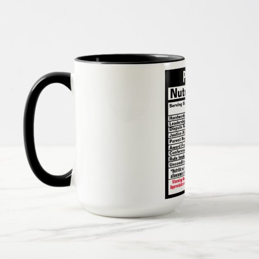 Principal Funny Gift Tasse (Links)
