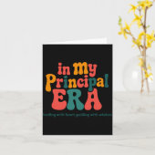 Principal In My Principal Era Back To School Karte (Gelbe Blume)