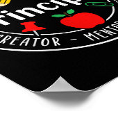 Principal Leader Motivator First Day Back To Schoo Poster (Ecke)