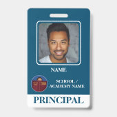 Principal of Modern Blue School Ausweis (Front)