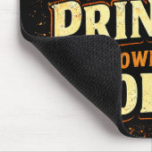 Principal Powered by Coffee | Funny Admin Gift Mousepad (Ecke)