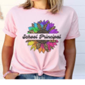Principal Profession Regenbogen Sonnenblume T-Shirt