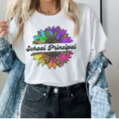 Principal Profession Regenbogen Sonnenblume T-Shirt