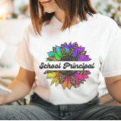 Principal Profession Regenbogen Sonnenblume T-Shirt