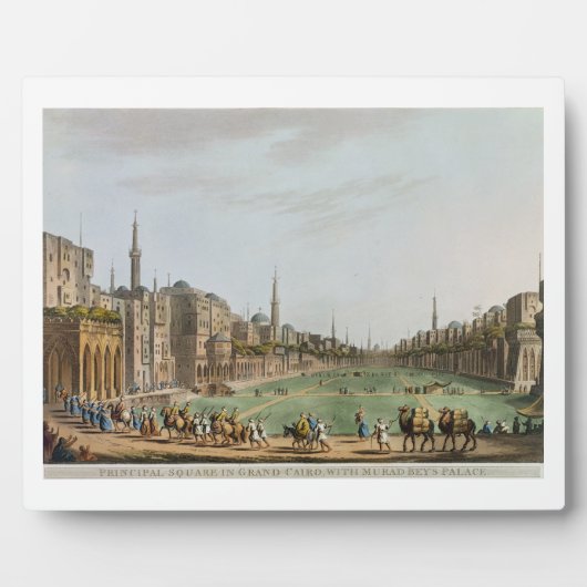 Principal Square in Grand Cairo, with Murad Bey's Fotoplatte (Vorderseite)
