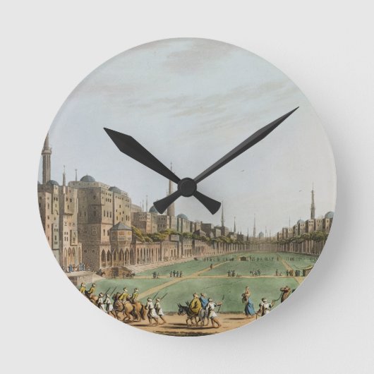 Principal Square in Grand Cairo, with Murad Bey's Runde Wanduhr (Vorderseite)