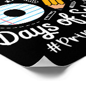 Principal Survived 67 Days Of School Humor Design  Poster (Ecke)