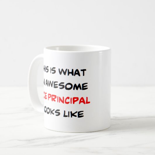 principal vice, awesome kaffeetasse (Vorderseite Links)
