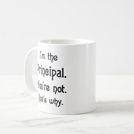 principal, you're not kaffeetasse (Vorderseite Links)