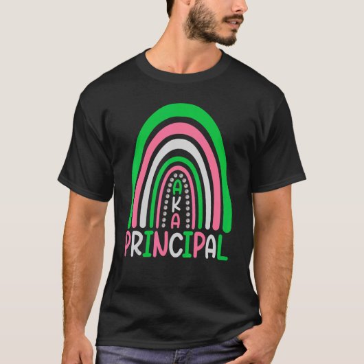 Principals Cute Rainbow Aka Principal T-Shirt (Vorderseite)