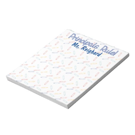 Principal's Notepad, Principals Rule! Notizblock (Rotiert)