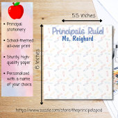 Principal's Notepad, Principals Rule! Notizblock