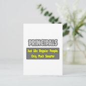 Principals.. Smarter Postkarte (Stehend Vorderseite)