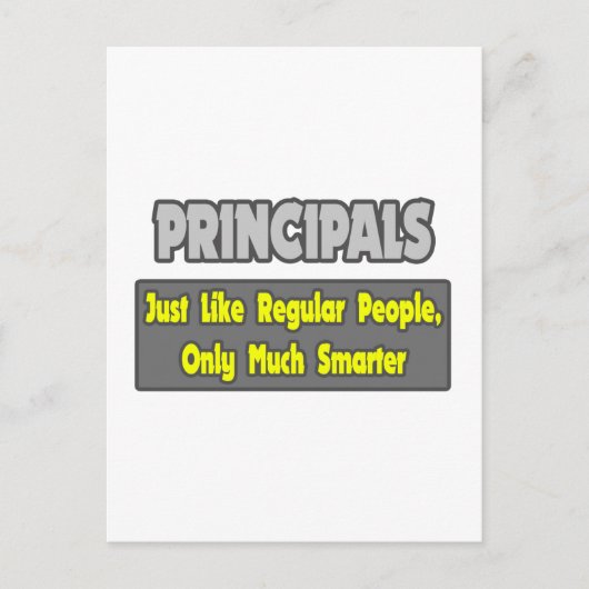 Principals.. Smarter Postkarte (Vorderseite)