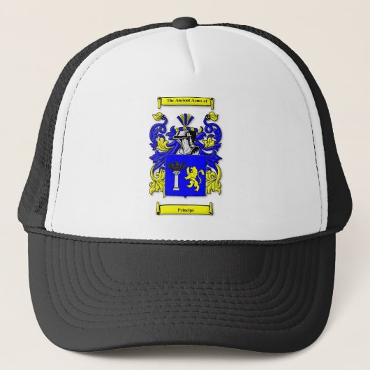 Principe-Wappen Truckerkappe (Vorderseite)