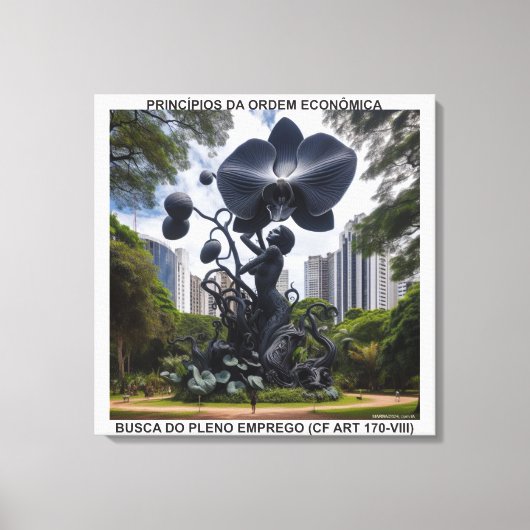 PRINCÍPIOS DA ORDEM ECONÔMICA - CANVAS esticada Leinwanddruck (Vorderseite)