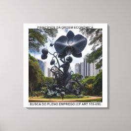 PRINCÍPIOS DA ORDEM ECONÔMICA - CANVAS esticada Leinwanddruck