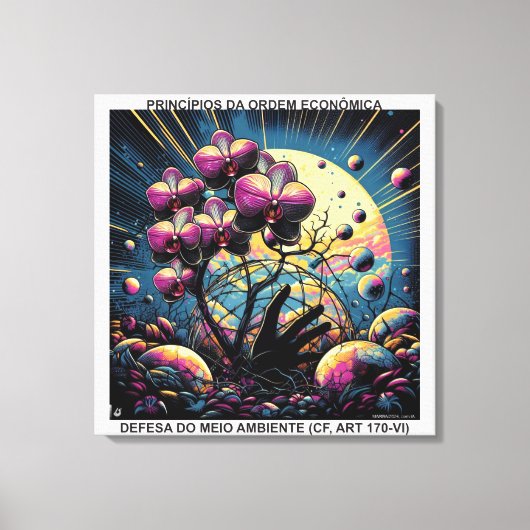 PRINCÍPIOS DA ORDEM ECONÔMICA - CANVAS esticada Leinwanddruck (Vorderseite)