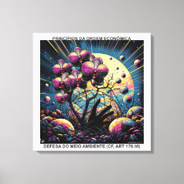 PRINCÍPIOS DA ORDEM ECONÔMICA - CANVAS esticada Leinwanddruck