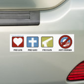 Princples gegen Obama Autoaufkleber (Auf Auto)