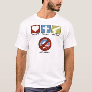 Princples gegen Obama T-Shirt