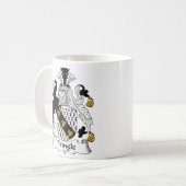 Pringle Familienwappen Kaffeetasse (Vorderseite Links)