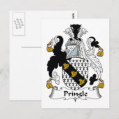 Pringle-Familienwappen Postkarte (Vorne/Hinten)