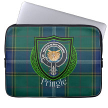 Pringle-Schottischer-Clan-Tartan und -Wappen