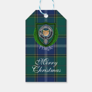 Pringle Schottischer Clan Tartan & Wappen Geschenkanhänger