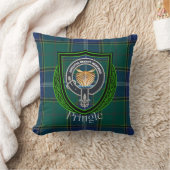 Pringle Scottish Clan Tartan & Crest Kissen (Decke)