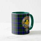 Pringle Tartan & Abzeichen Tasse (VorderseiteRechts)