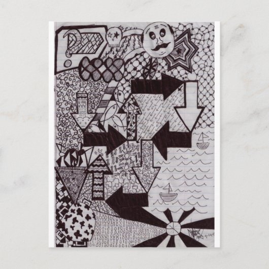 PringlesMan Postkarte (Vorderseite)