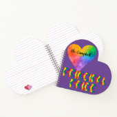 Prinicpal Pride Heart Shaped Notebook Notizblock (Innenseite)