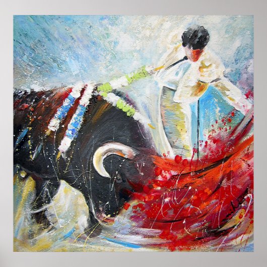 Print "2010 Toro Acrylic 02" - von Miki Poster (Vorne)