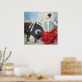 Print "2010 Toro Acrylic 02" - von Miki Poster (Küche)
