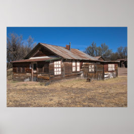 Print: Altes Holzhaus Poster