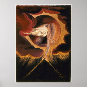 Print - Ancient of Days - William Blake Poster