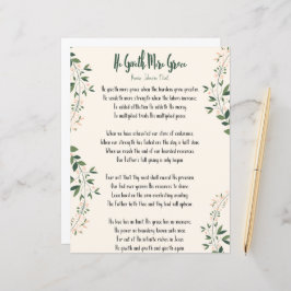 Print - Annie Johnson Flint 'He Giveth More Grace'