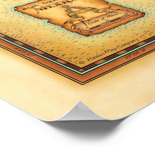 Print, Baja 16 x 20 Poster (Ecke)