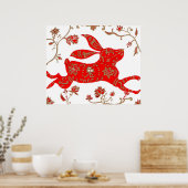 Print, Chinesisches Neujahrshändchen Poster (Küche)