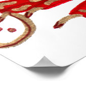 Print, chinesisches Zodiac Dragon Poster (Ecke)