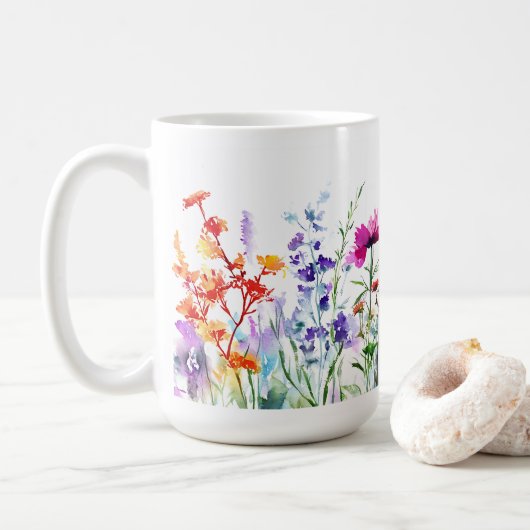 Print Coffee Tasse Romantisches Geschenk 🌹 Kaffee (Mit Donut)