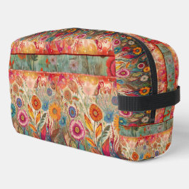 Print CRetro Hippie: Garden Fantasy Cut Sew Bag Waschbeutel