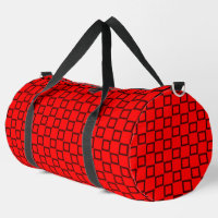 Print Cut Nähen Tasche rot und schwarz moderne Des