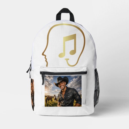 Print Cut Sew Backpack Bedruckter Rucksack (Vorderseite)