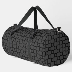 Print Cut Sew Bag grau Schwarz moderne Design Duffle Bag