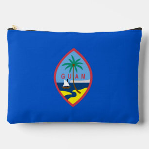 Print Cut Sew Bag mit der Flagge Guam, USA Zubehörtasche