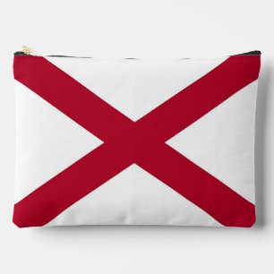 Print Cut Sew Bag mit der Flagge von Alabama, USA Zubehörtasche