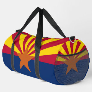 Print Cut Sew Bag mit der Flagge von Arizona, USA Duffle Bag